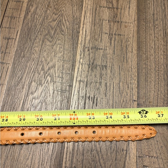 Lauren Ralph Lauren Tan Leather Whipstitched Belt Women’s Size S-M main image 7